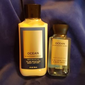 B&B Mens Ocean Lotion and Wash Set